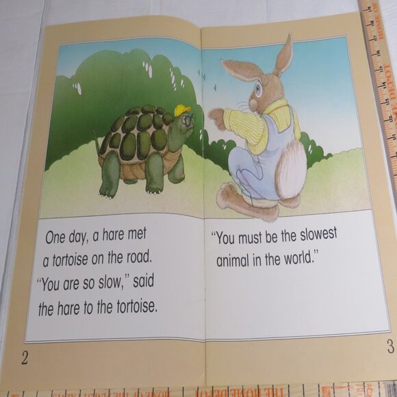 The Hare and the Tortoise (almost 2 feet tall) with (4) student story books - Picture 3 of 10